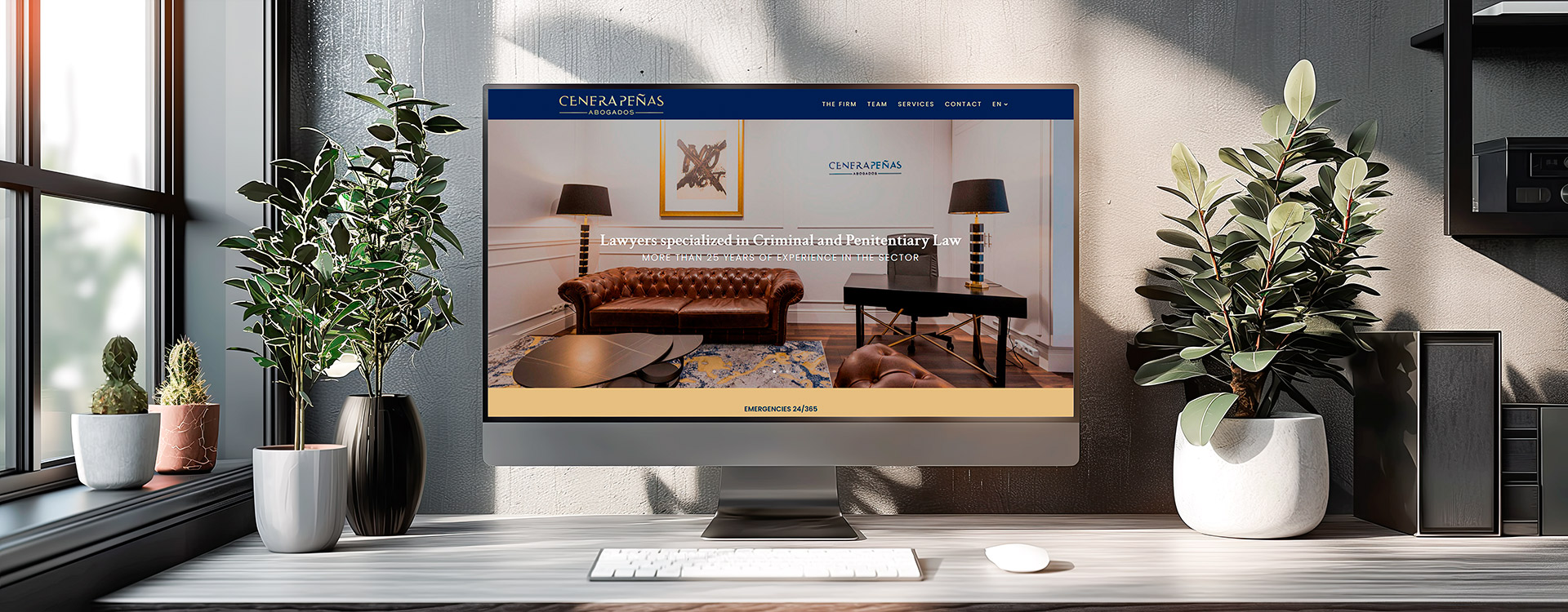 Diseño Web para Cenerapeñas - Abogados