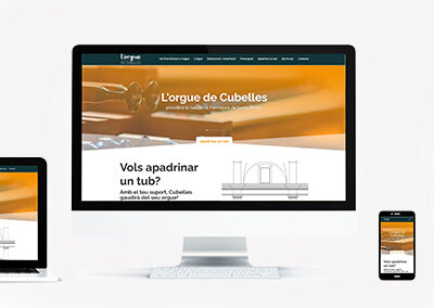 Orgue Cubelles | Diseño web