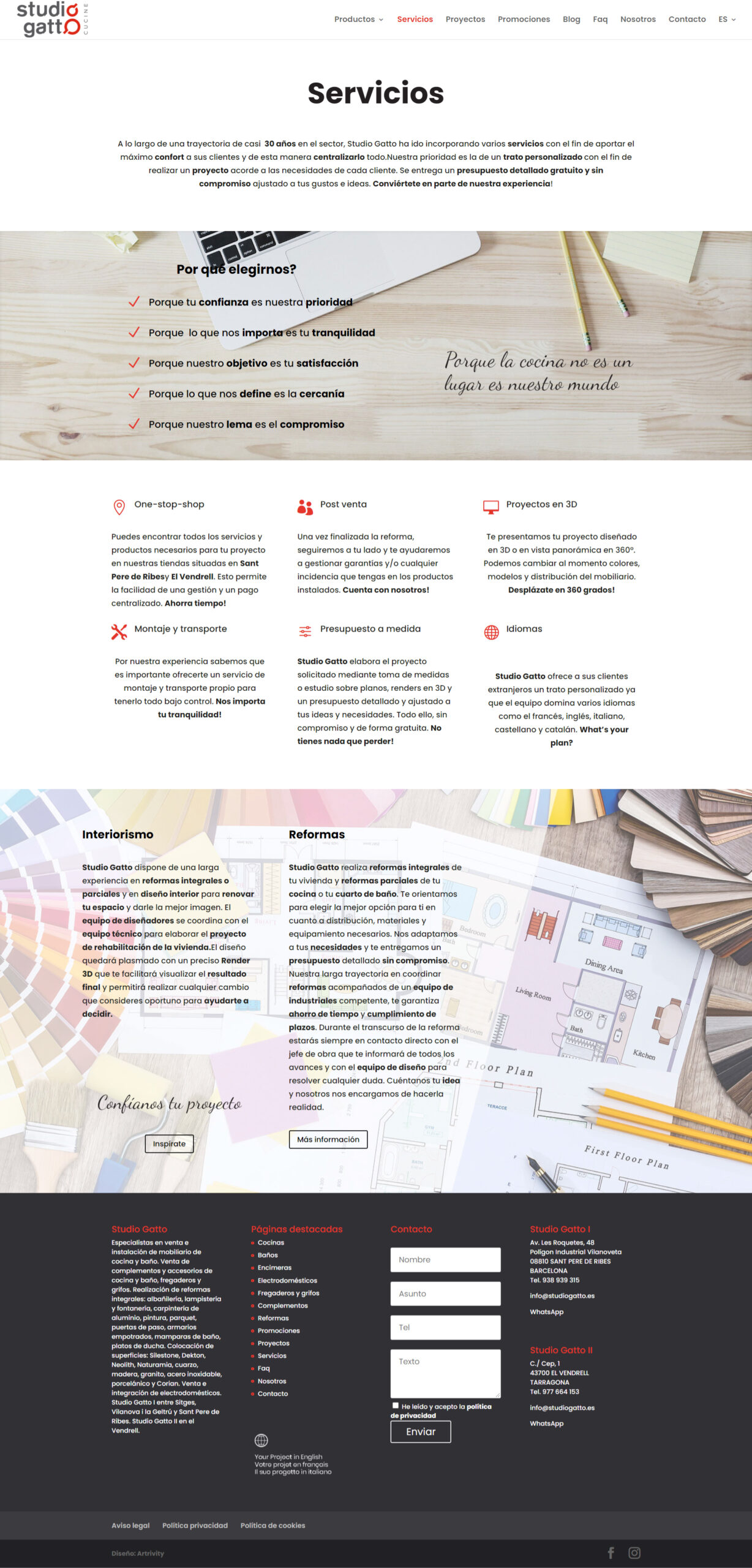 Diseño web Sant Pere de Ribes