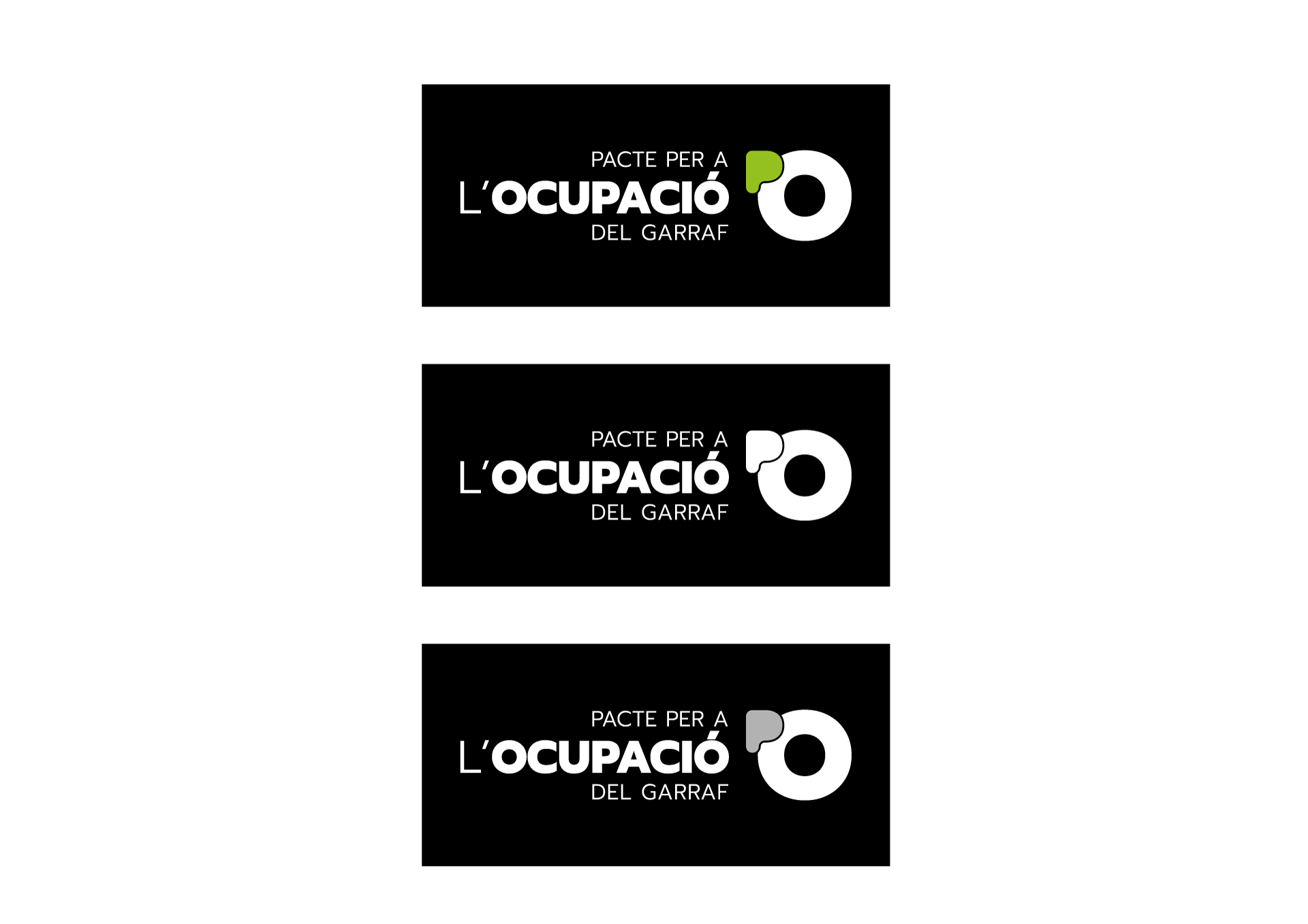 Diseño Gráfico Logotipo_3 Pacte per l'ocupació del Garraf