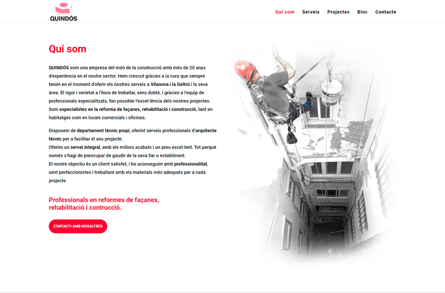 Diseño web Vilanova Quindos