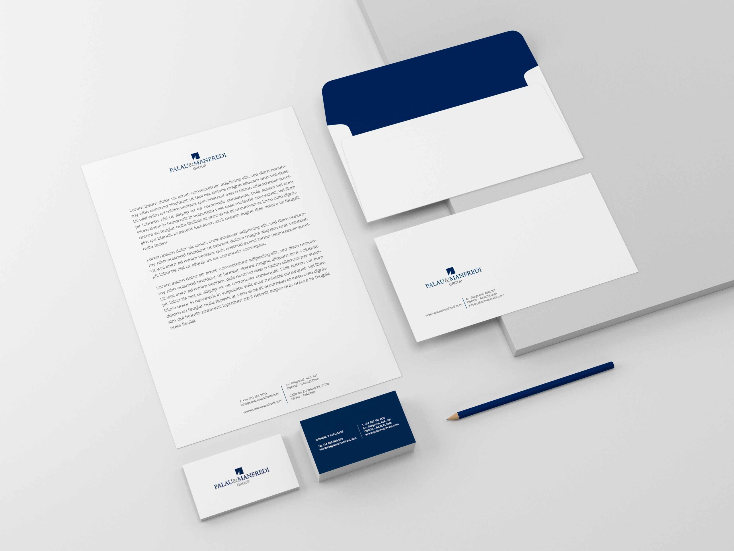 Diseño gráfico de Palau&Manfredi